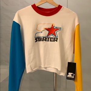 NWT Starter cropped Sweatshirt